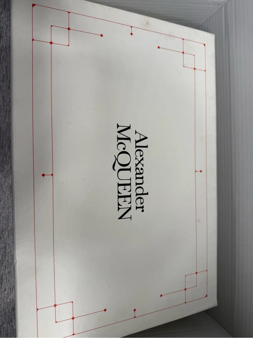 Alexander McQueen new box
